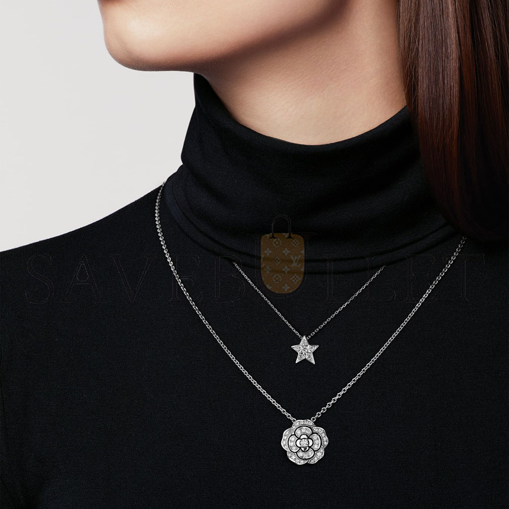 Ch*el comÈte gÉode necklace j2709